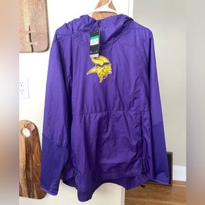 Nike Repel Pullover Jacket - MN Vikings - Men’s XL - NWT